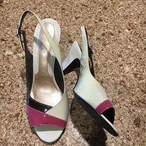 Alex Marie kitten heel sling backs.